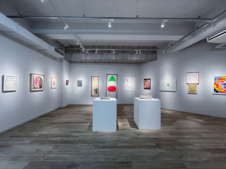 本社ビルの展示スペース