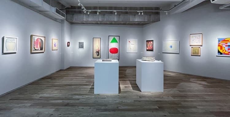 本社ビルの展示スペース
