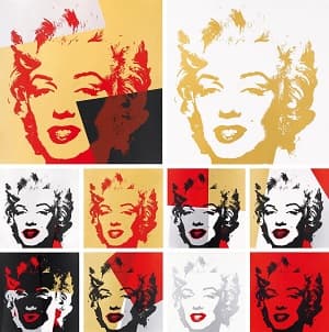 アンディ・ウォーホル「Golden Marilyn Portfolio 10 prints」