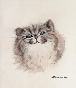 藤田嗣治「猫」