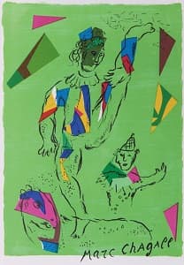 マルク・シャガール「The Green Acrobat」