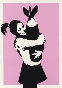 Banksy「Bomb Hugger」
