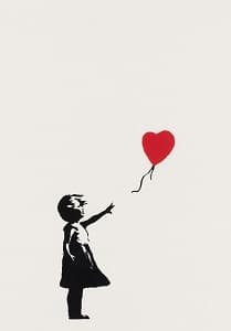 Banksy「GIRL WITH RED BALLOON」