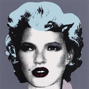Banksy「Kate Moss Grey」