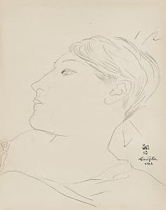 藤田嗣治「婦人」