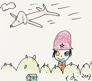 奈良美智「犬と女の子」